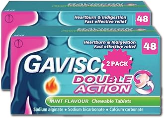 Double Action GAV Mint Chewable Tablets 48pk X 2 Pack