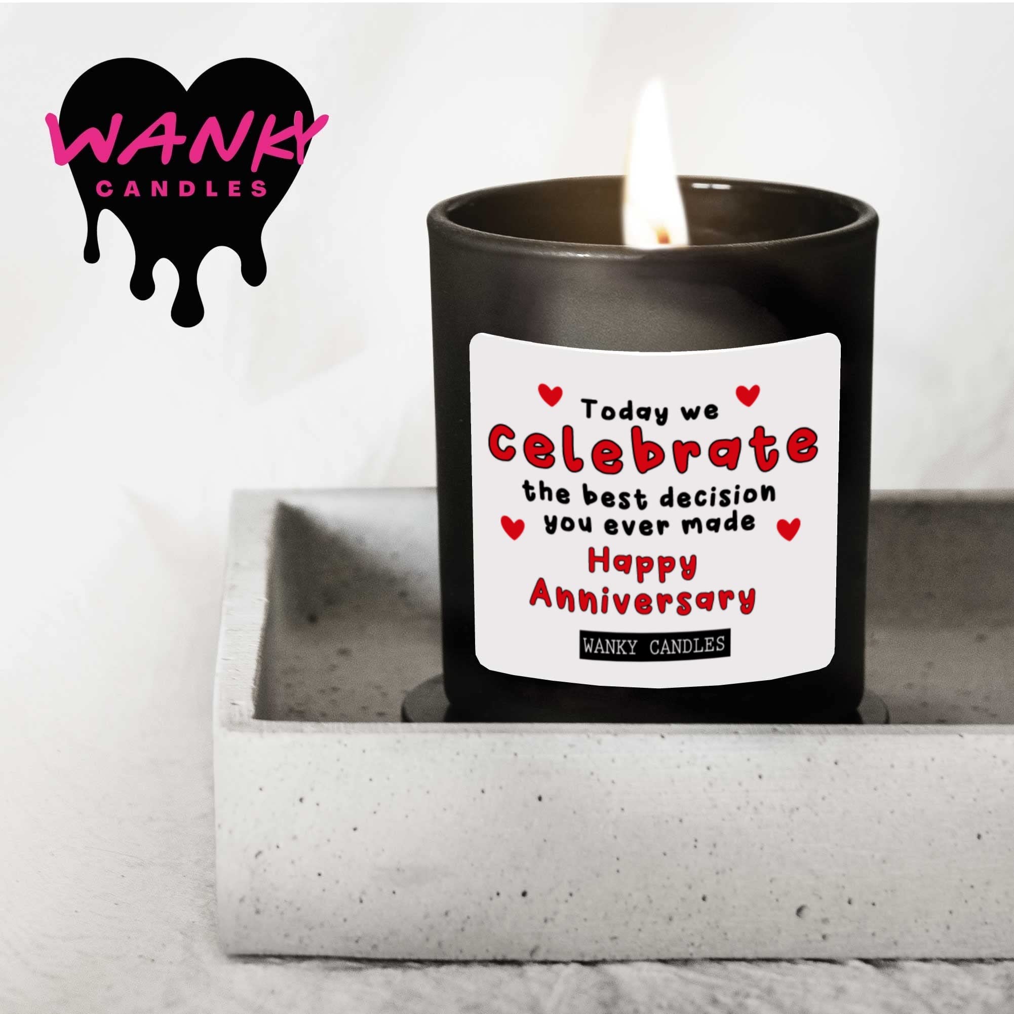 Wedding Anniversary Candle, Wedding Anniversary Candle, Best Decision You Ever Made for Husband for Wife WCBJ197 - Image 2