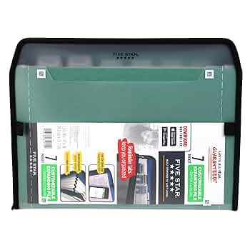 Amazon.com : Five Star 7 Pocket Expanding File Organizer