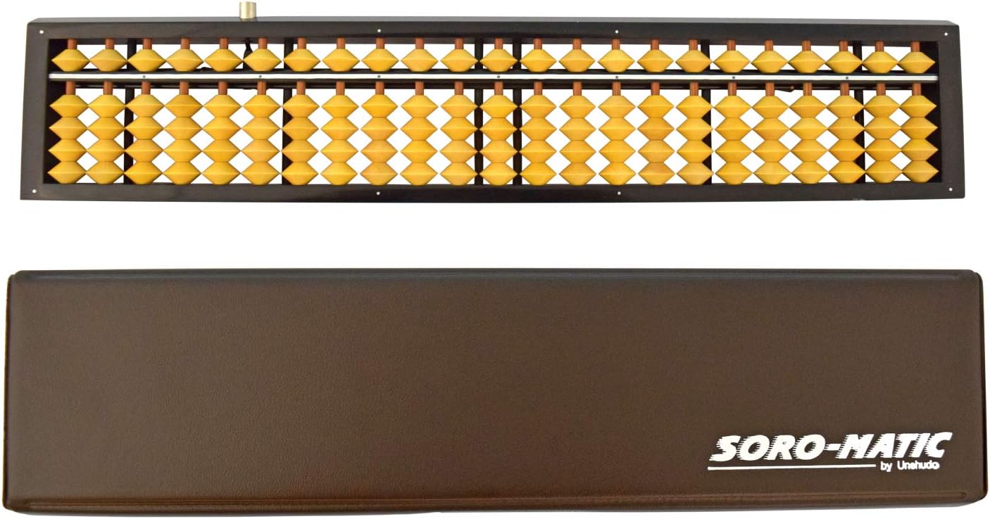 Unshudo Soromatic Abacus 23 Digit USM-103 Boxwood Ball