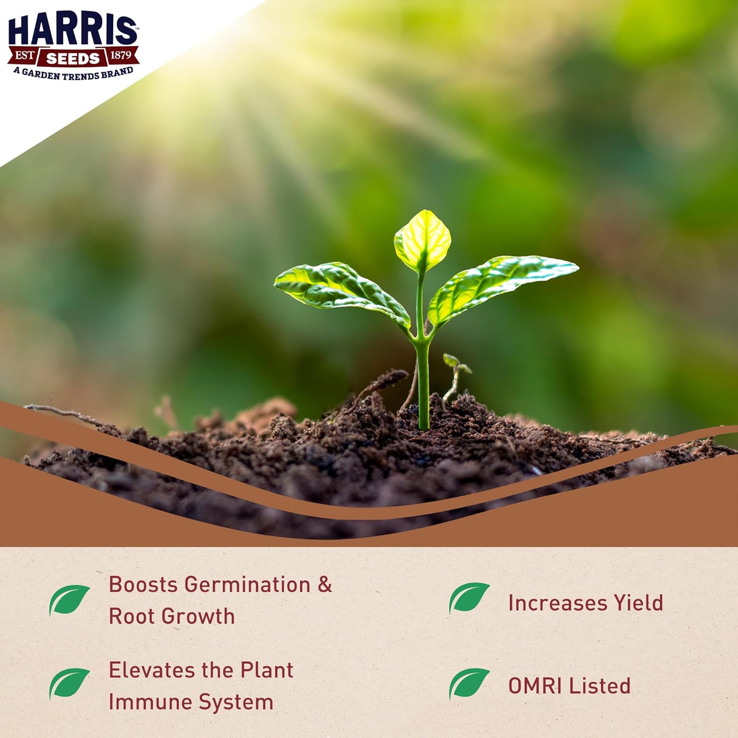 Exceed - Soybeans Peat Legume Powder Inoculant for Increased Nitrogen for Plant Growth, Root Formation Soil Enrichment Increase Yields - Home Garden - 15 oz