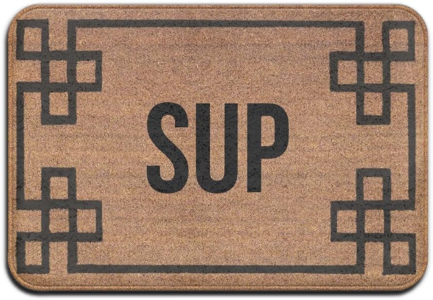 SUP Cool 15.7 X 23.6 in Absorbent Anti Slip Floor Rug Carpet Door Mat