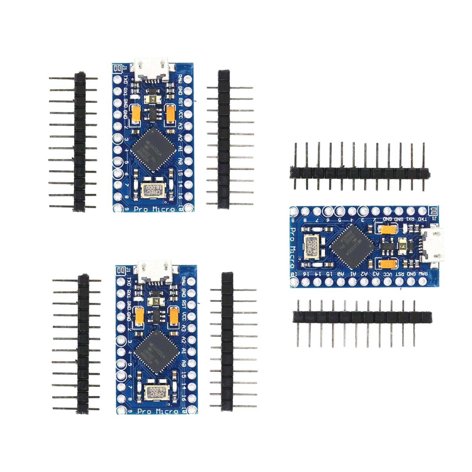 ATmega32U4 Microed 5V 16MHz placa USB con 3 unidades para proyectos de electrónica 7