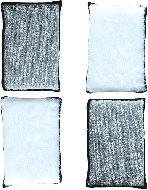 Scrub Ninja 4-Pack Double-Sided Microfiber Car Detailing Pads