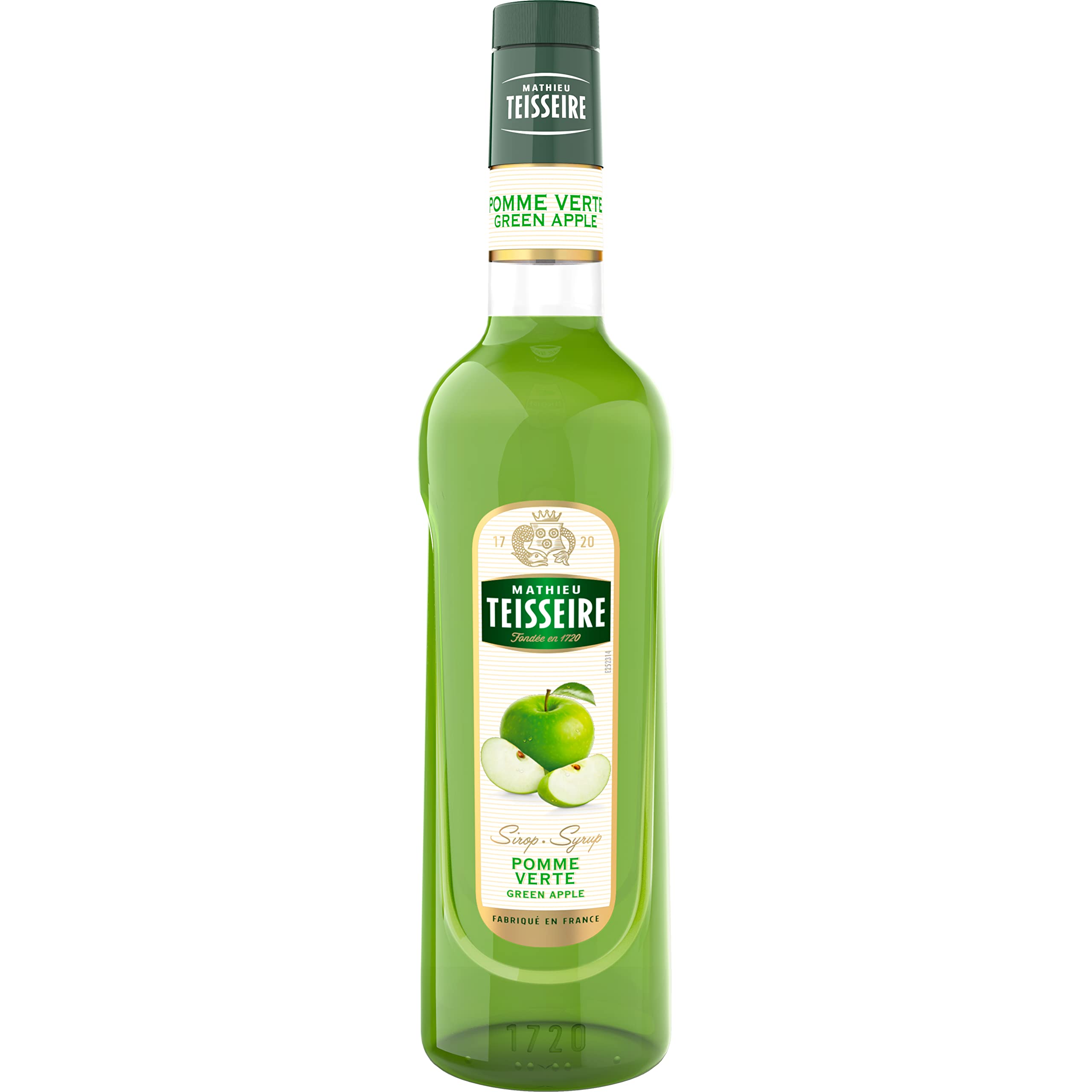 Mathieu Teisseire Green Apple Syrup, 1000 ml