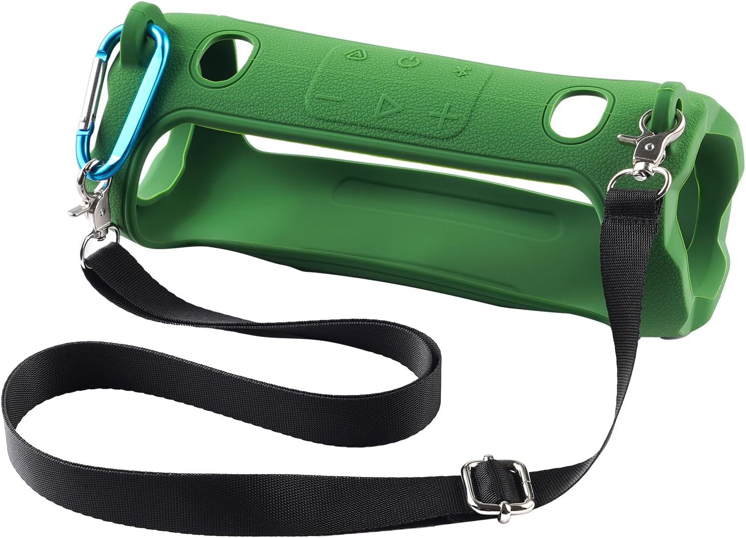 Silicone Protective Cover with Shoulder Strap, Compatible with JBL Charge 6 Portable Speaker (Green) - Image 7