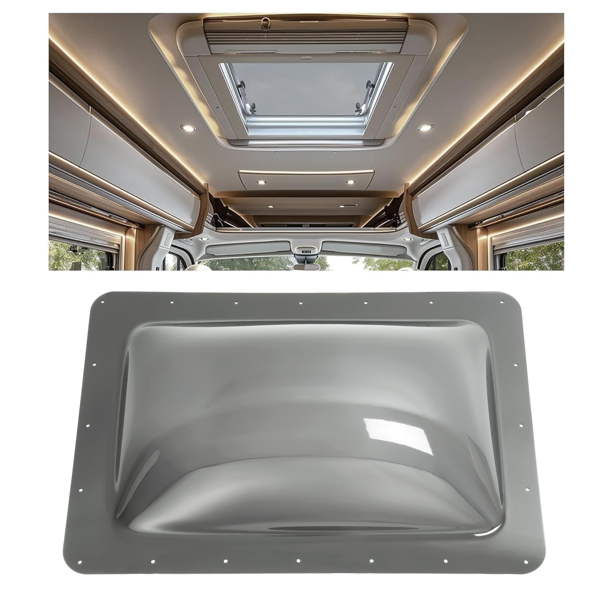 Kojem RV Skylight Replacement Cover 17-7/8" x 26"x 4-3/8"