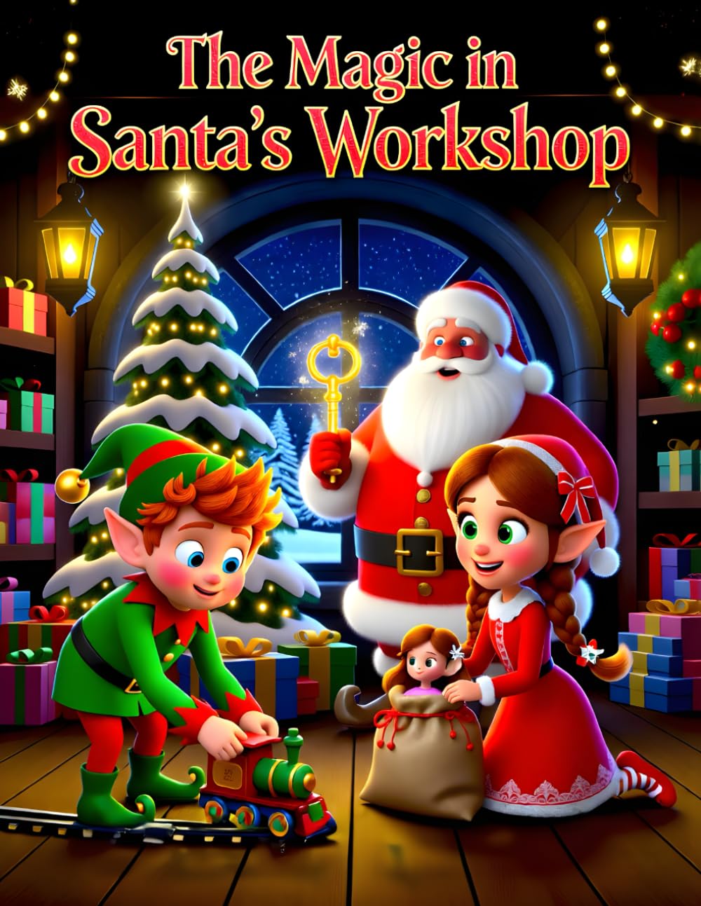 The Magic Key in Santa's workshop: A magical Christmas story of elves and the magic key