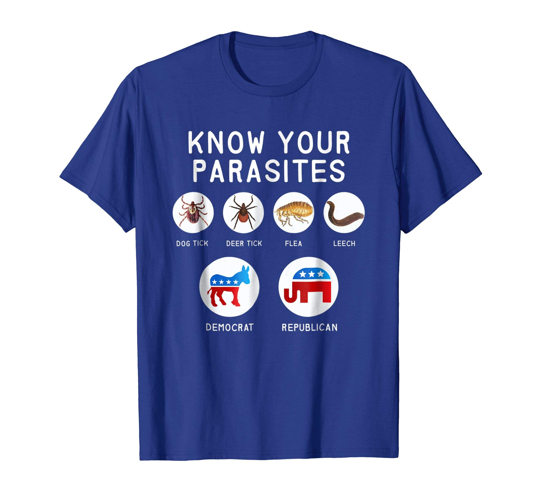 Libertarian - Know Your Parasites T-ShirtOEKO-TEX STANDARD 100