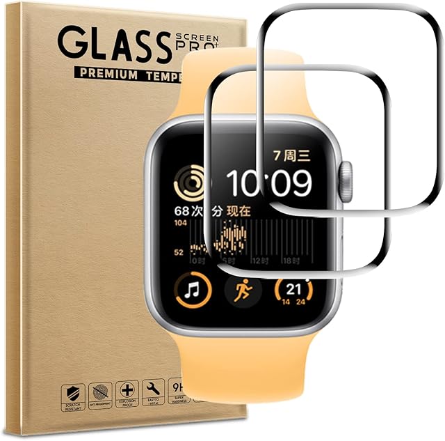 WFTE [2-Pack Screen Protector for Apple Watch SE(2022) 40mm,HD Clear PMMA Flexible Film(NOT GLASS) Case Friendly,Apple Watch SE Screen Protector 40mm