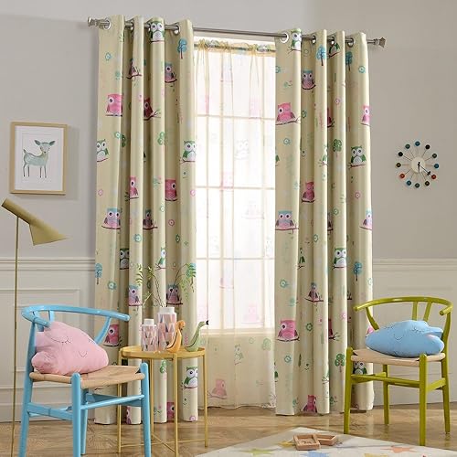 Owl Curtains Amazon Com