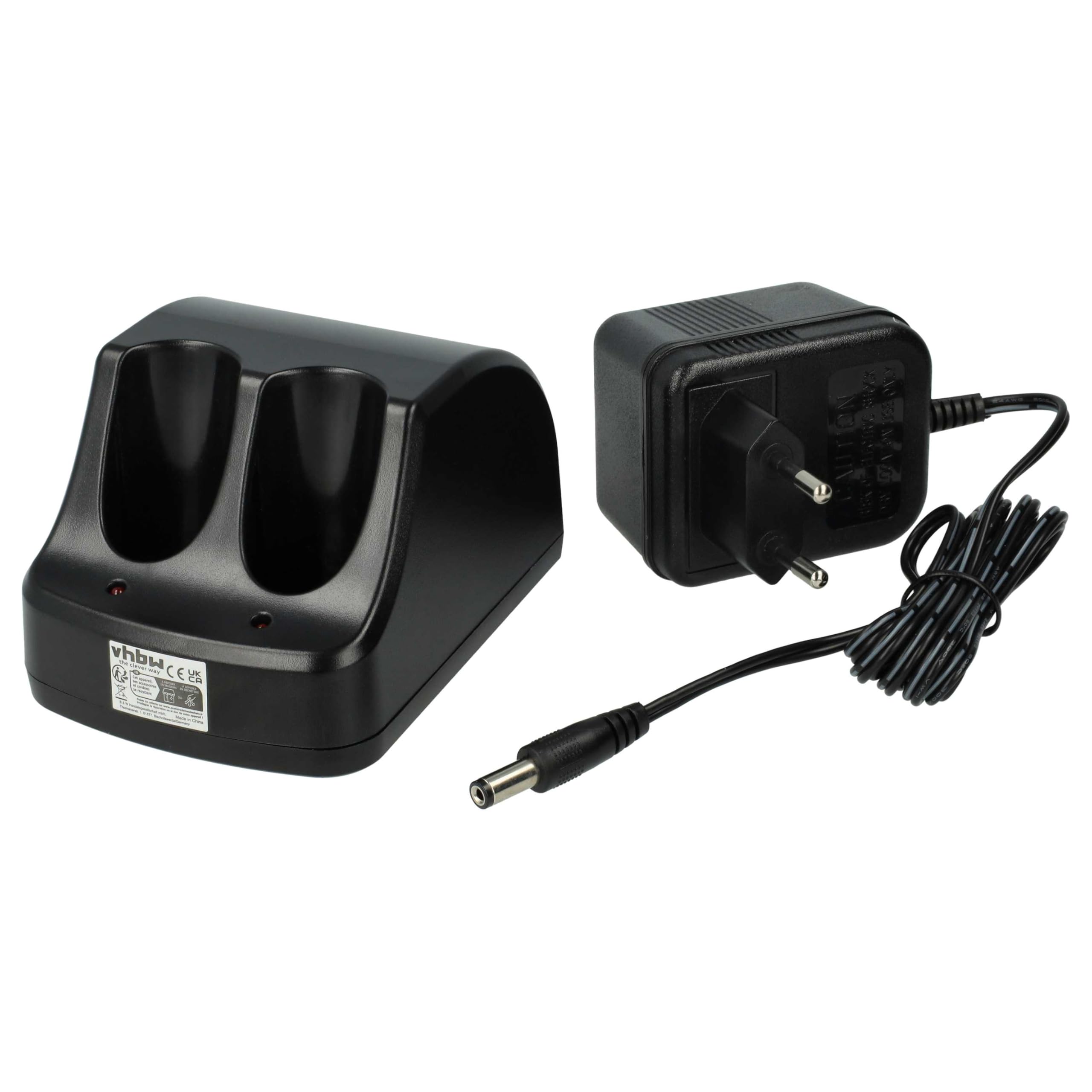 vhbw Chargeur Compatible avec Black & Decker Versapak VP100, VP110, VP130, VP130K, VP1800-A T1, VP2000, VP215-A T1, VP230 Batteries Ni-CD, NiMH