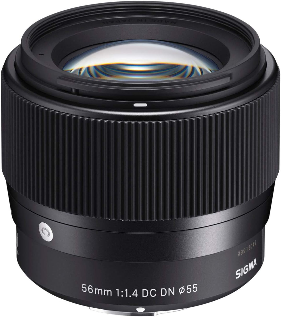 Sigma 56mm f/1.4 DC DN Contemporary Lens for Sony E Bundle with 64GB Ultra SDXC UHS-I Memory Card, Battery (2-Pack) and Dual Charger, Filter Kit, Lens Pouch, and Photo and Video Backpack (6 Items)