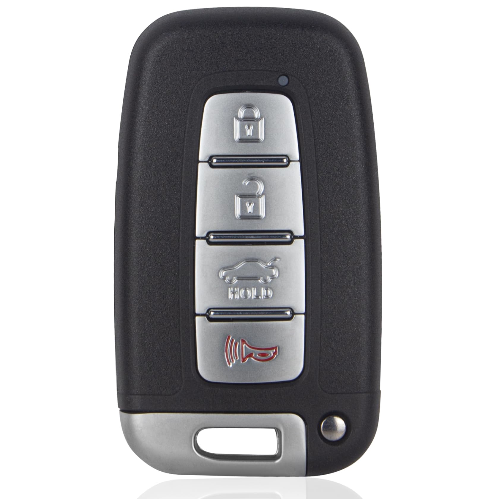 Car Key Fob Keyless Entry Remote Compatible with Hyundai Azera Genesis Sedan Sonata Equus/Kia Borrego Forte Forte Koup Optima Rio Sorento Key Replacement SY5HMFNA04(4-BTN), XD-4-02