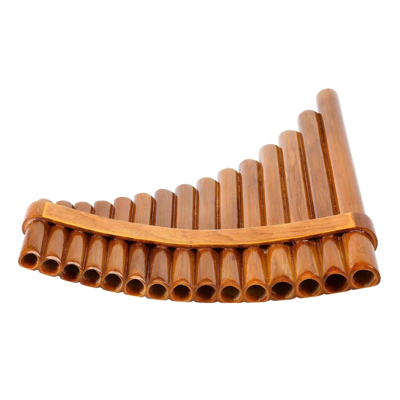 Juego De Flauta Pan 15 Tubos Adecuado Para Principiantes Flauta Pan(Left-Hand)