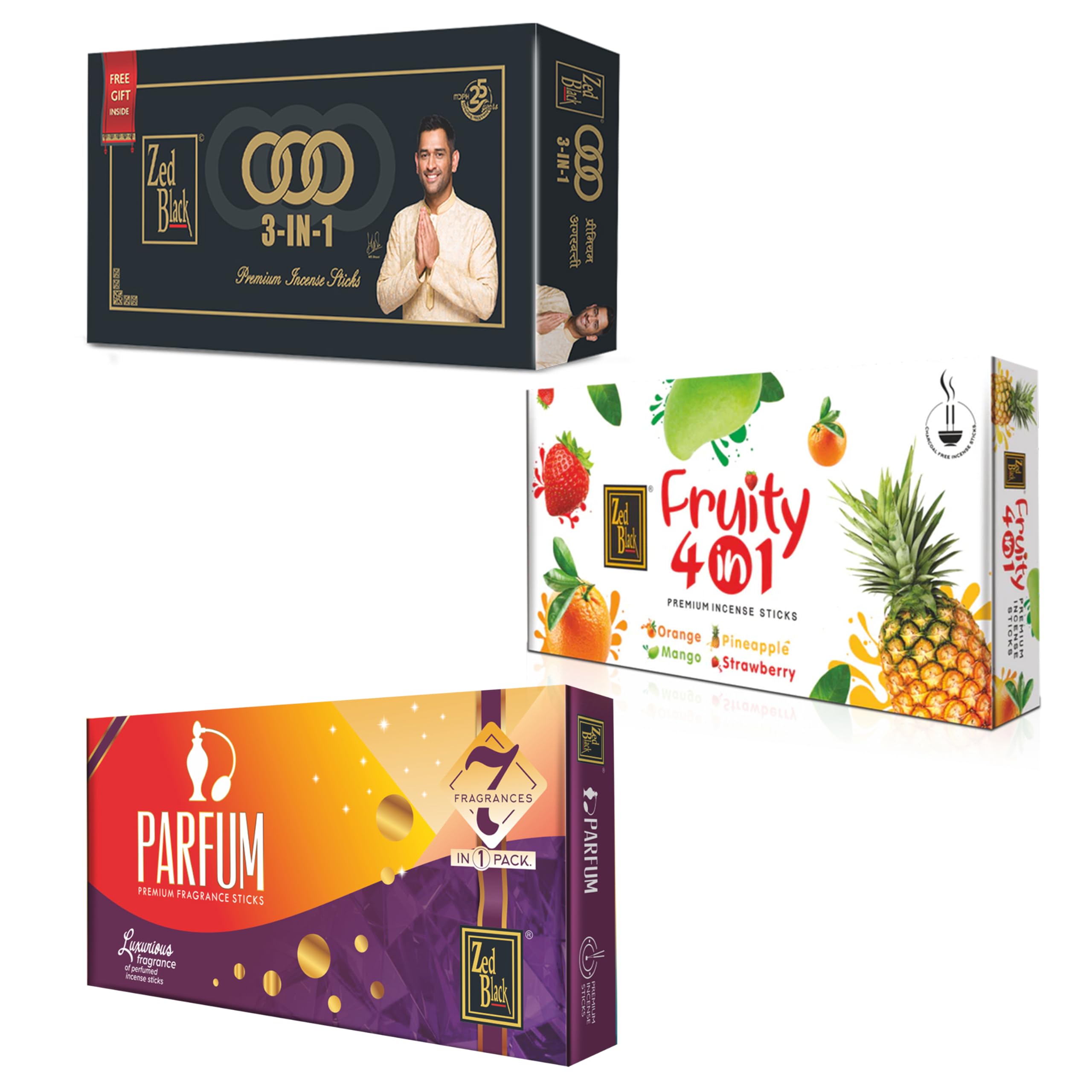 Zed Black Incense Batti Long-Lasting Incense Sticks for Special Puja Experience Festivals Occasions (Approx 57 Agarbatti Handrolled - 381 GM) (Patchouli, Golden, Sandalwood) - Combo of 3 (B0CYHBLWWP) Amazon Price History, Amazon Price Tracker