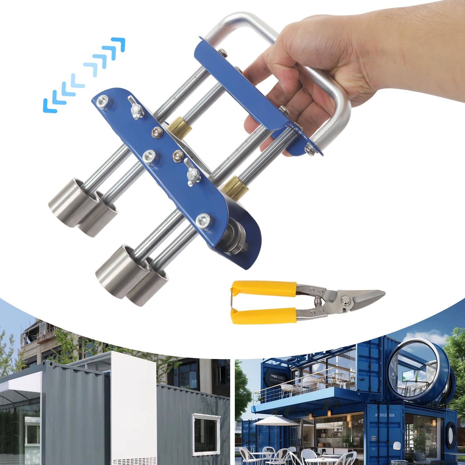 Lightweight Version Hand Sheet Metal Bender,0-90° Bending Angle Hand Sheet Metal Bender,Metal Bending Tools Sheet Metal Edge Roller Bender for Various Metal Roofs