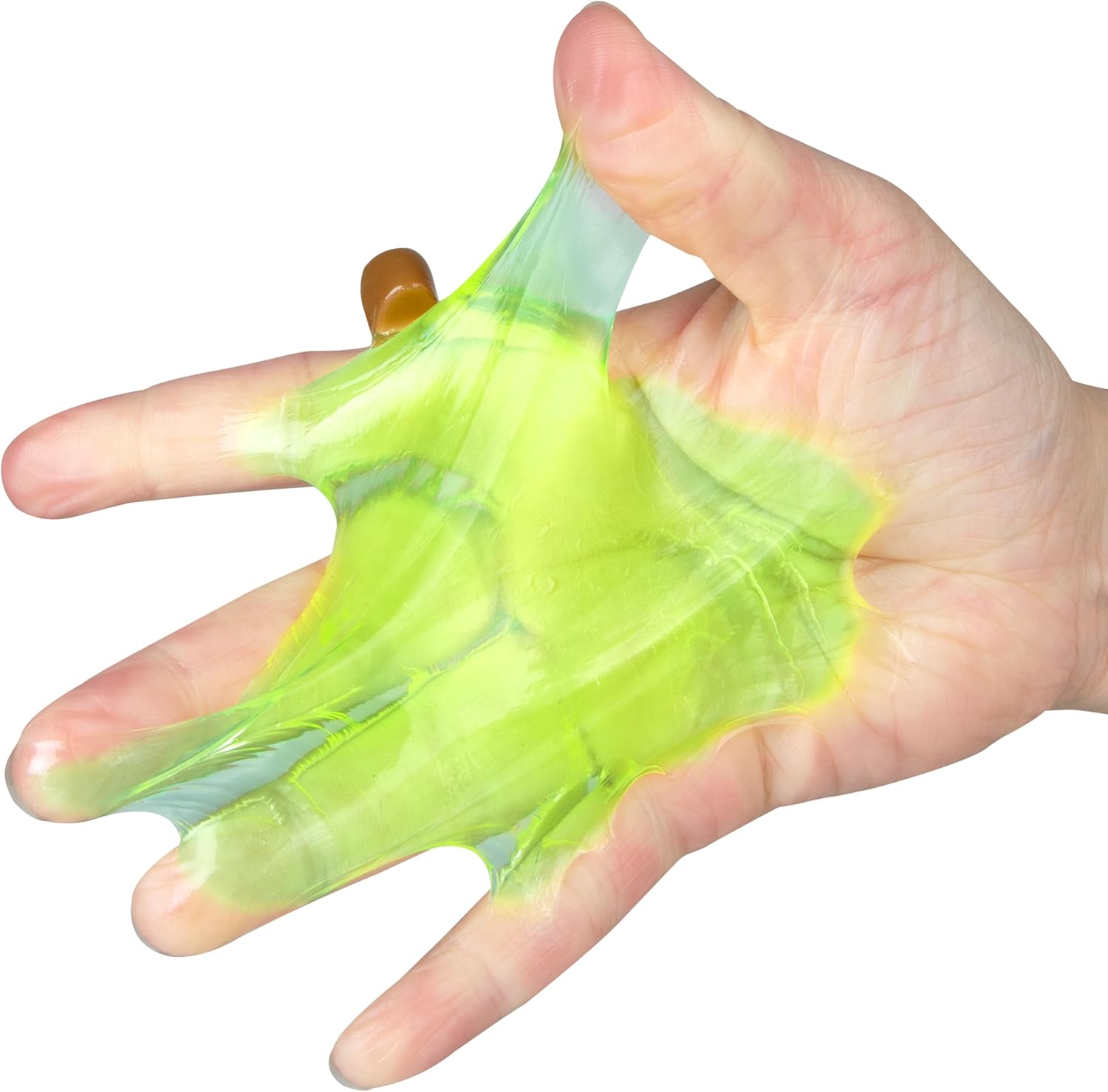 ORB Tabalicious TABA Squishy Apple Fun Fruit Toy - Cute, Sticky Fruit TABA Squishies with Transparent Realistic Color - Squishy Stress Ball Toys - Kawaii Sensory Fidget Toys for Kids and Adults