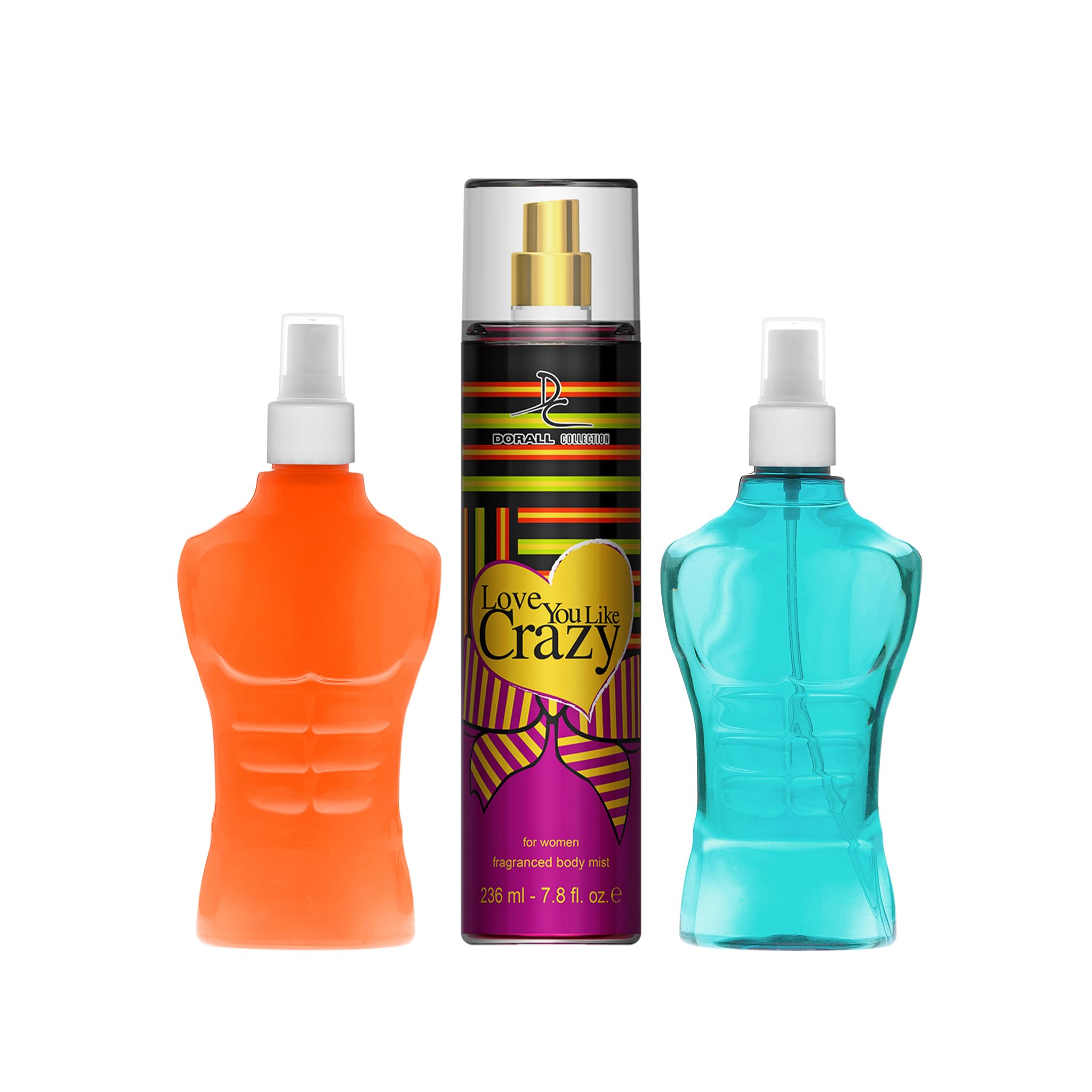 Dorall Collection Cuban Dreams + Love You Like Crazy + Blue Safe Body Mist Set 236ml (Pack of 3)-image-15