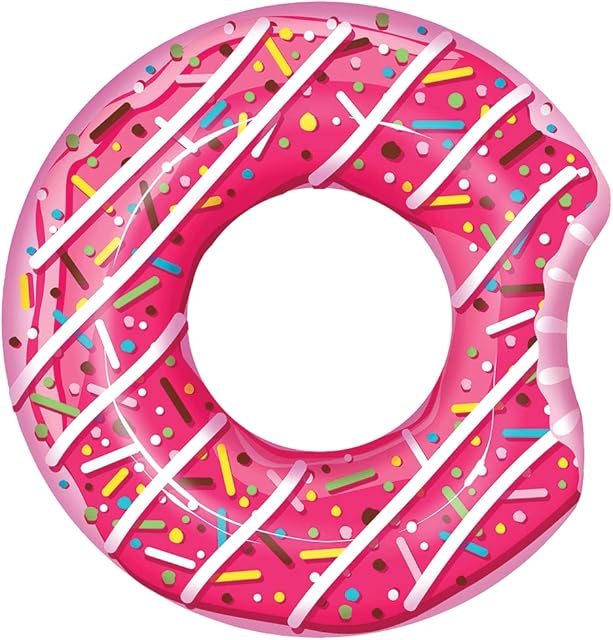 Bestway Inflatable Donut Lounger Tube Float Pool Toy 107 cm (Pack of 1)