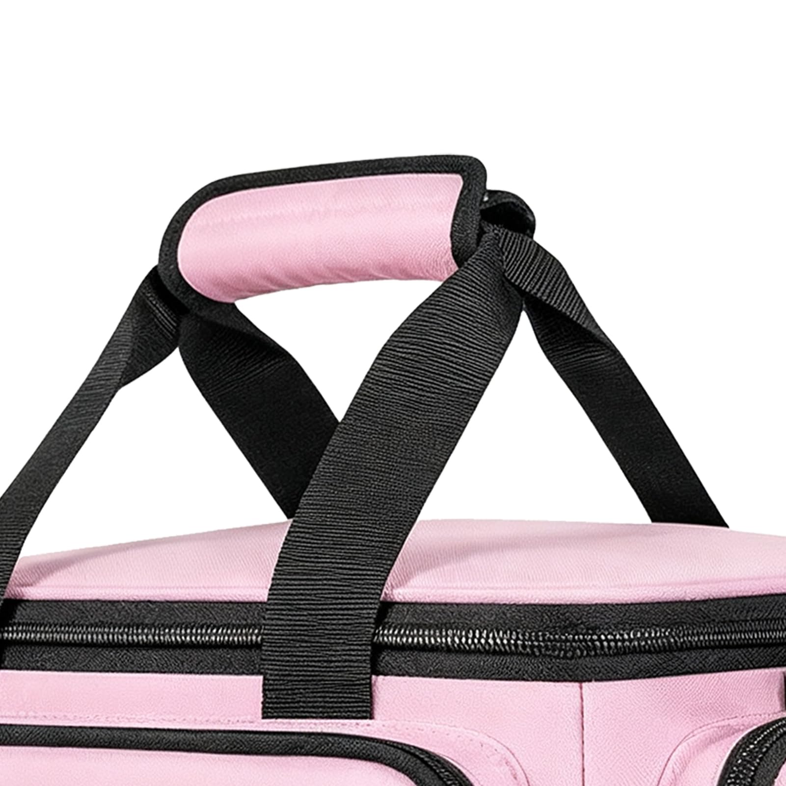Werkzeug-Tragetasche, 35,6 Cm Nylon-Werkzeugtasche, Organizer mit Großem Fassungsvermögen, Wasserfestem, Hartem, Gepolstertem Griff, Mehreren Taschen, Ideal für Elektriker, Schreiner, (PINK)