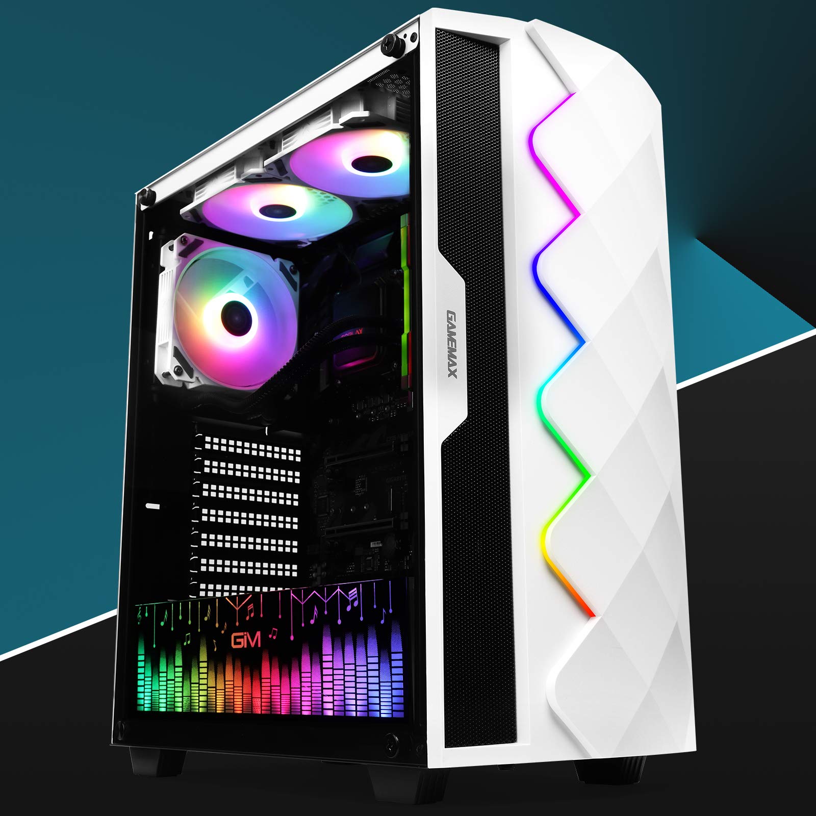 Buy GIM ATX Case, MidTower PC Gaming Chassis, Compact Computer Case