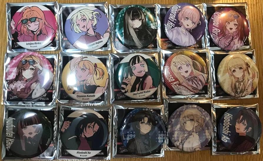 ホロライブ　ReGLOSS リグロス　一条 莉々華　缶バッジ　48個　③ lashinbangtsuuhan_l05643508