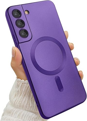 Miniatura 42 de Funda Magnética para Samsung Galaxy S25 Plus para Mujeres Hombres Niñas [Compatible con MagSafe] [Protector de Lente de Cámara] Mate Bonita Delgada