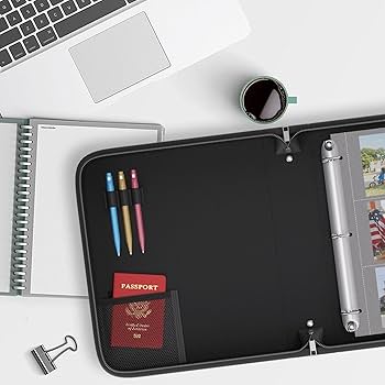 Amazon.com : ZOOPIP Fireproof 3 Ring Binder with Zipper,1