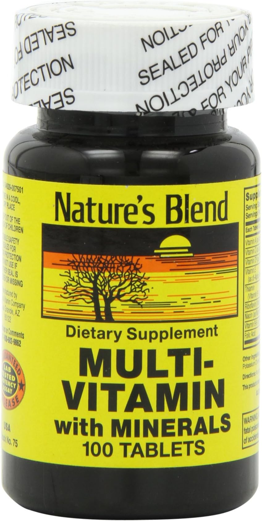 NAT B MULTIVITAMIN & MIN TB, Assorted, 100 Count