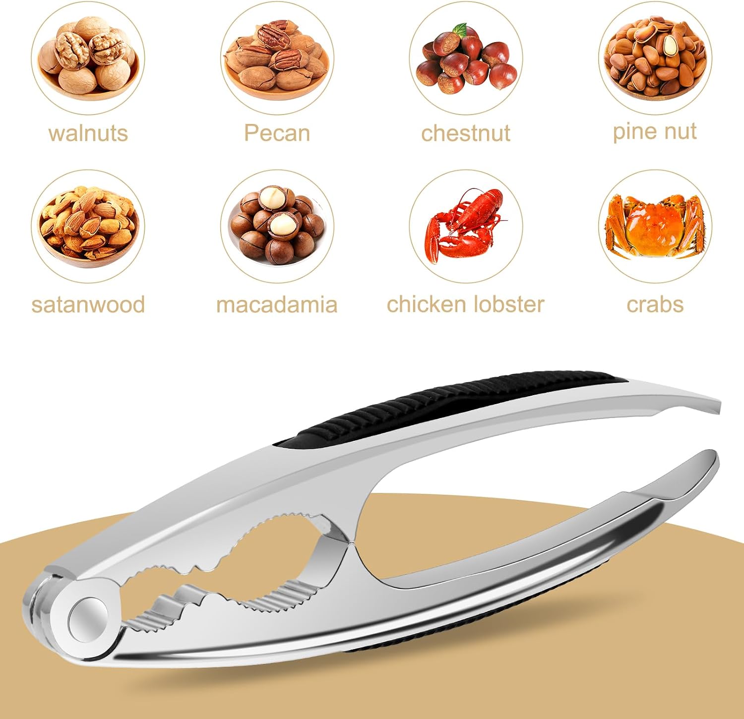 Nut Cracker for all Nuts Walnut Cracker Nut Cracker Tools NutCracker 2Pack