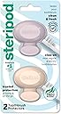 Steripod Clip-On Toothbrush Protector, Keeps Fresh and Clean, Fits Most Manual and Electric Toothbrushes, Pink and Blue, 2 Count (Pack of 1)