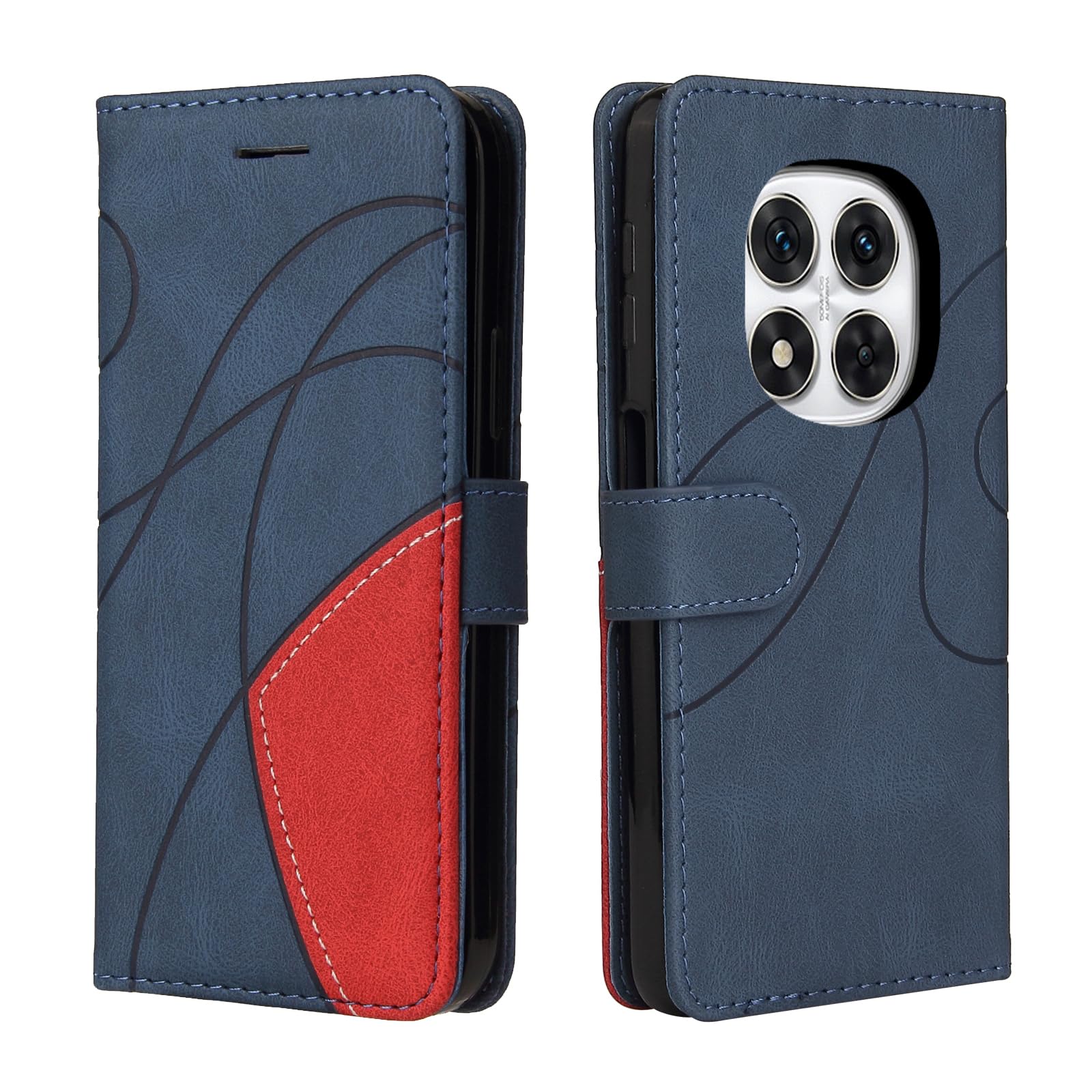 Custodia Portafoglio In Pelle Sintetica Per Xiaomi Redmi Note 14 Pro 5G - Con Slot Carte E Supporto, Design Farfalla Diamanti