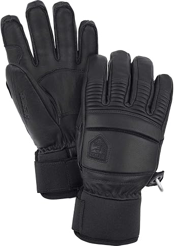 Hestra Womens Fall Line - Short, Tight-Fitting Freeride 5-Finger Snow Glove for Skiing, Snowboarding and Mountaineering Womens Fit