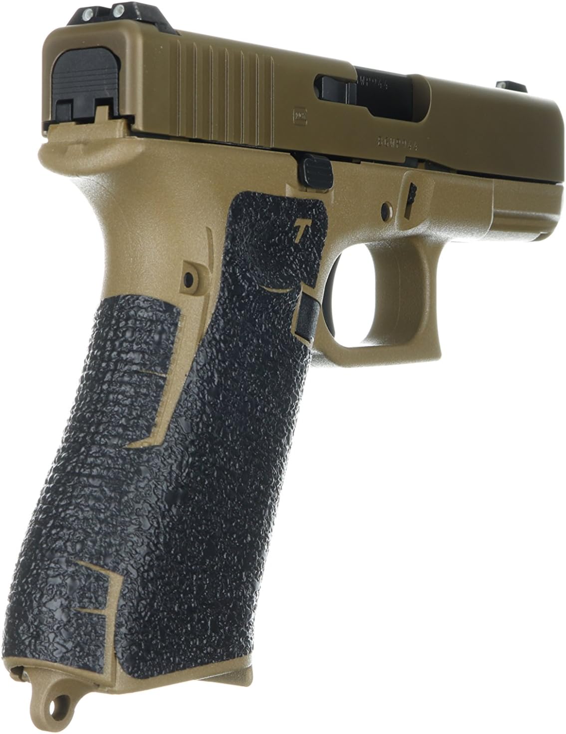 Talon Grips - Adhesive Grip for Glock 17, 17 MOS, 22, 25, 31, 34, 35, 37, 45, 47, 19X - Made in The USA - Easy Installation, Durable, Superior Traction - (Gen 5 Large Backstrap, Rubber Black)