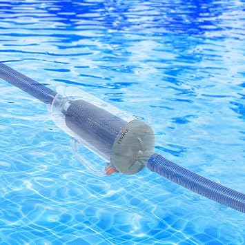 VINGLI Leaf Canister for Pool Vacuum, Inline Skimmer Trap with Mesh Basket