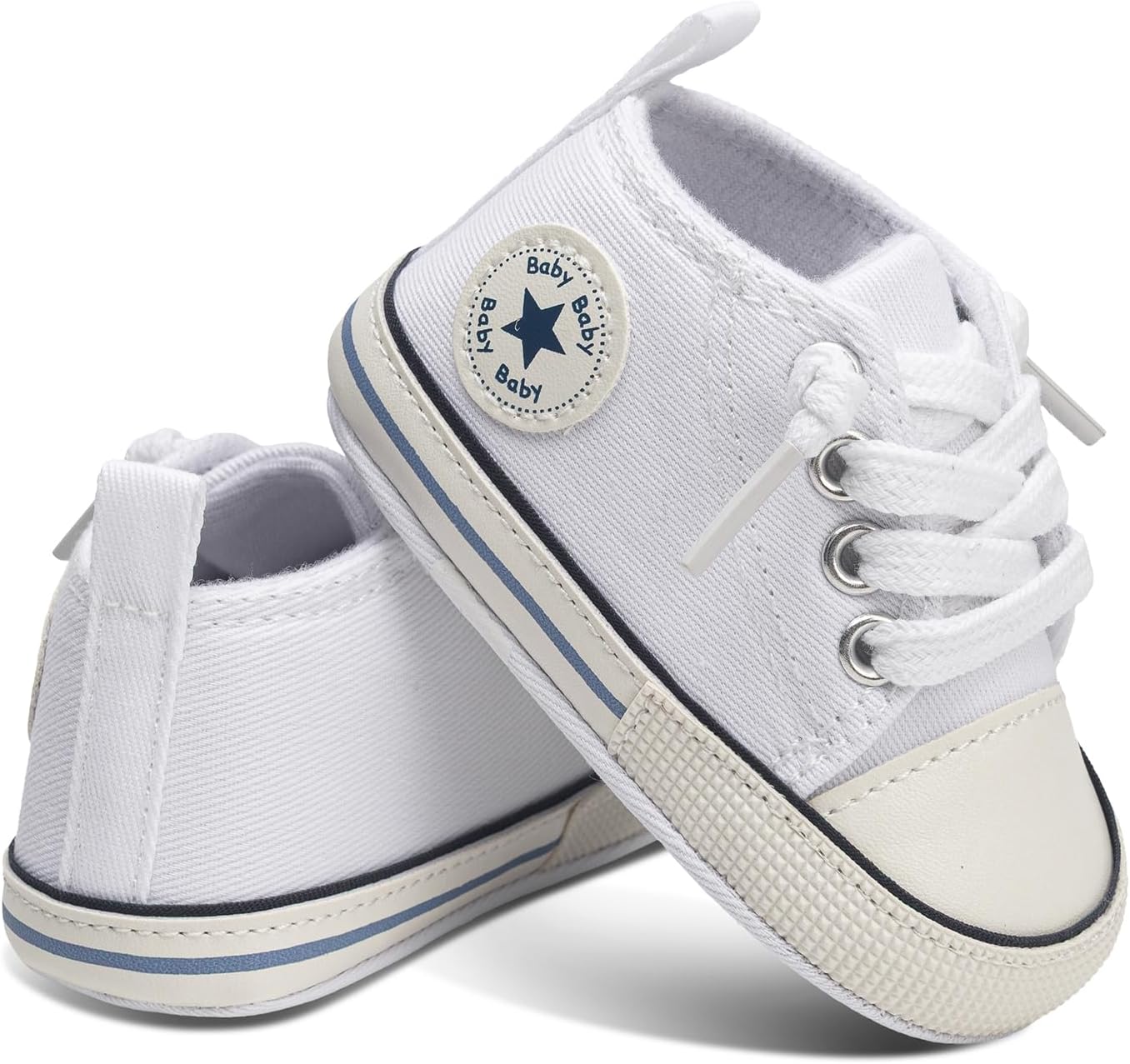 Baby Boys Girls Shoes Non-Slip Soft Sole Infant First Walking Shoes Slip on Sneakers for Newborns 0-18 Months-1165 image 2
