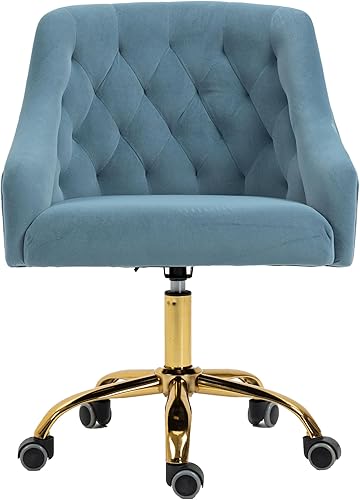 Silla moderna de oficina en casa, silla de escritorio con ruedas, silla giratoria de tocador, silla de maquillaje, sillas de altura ajustable, de