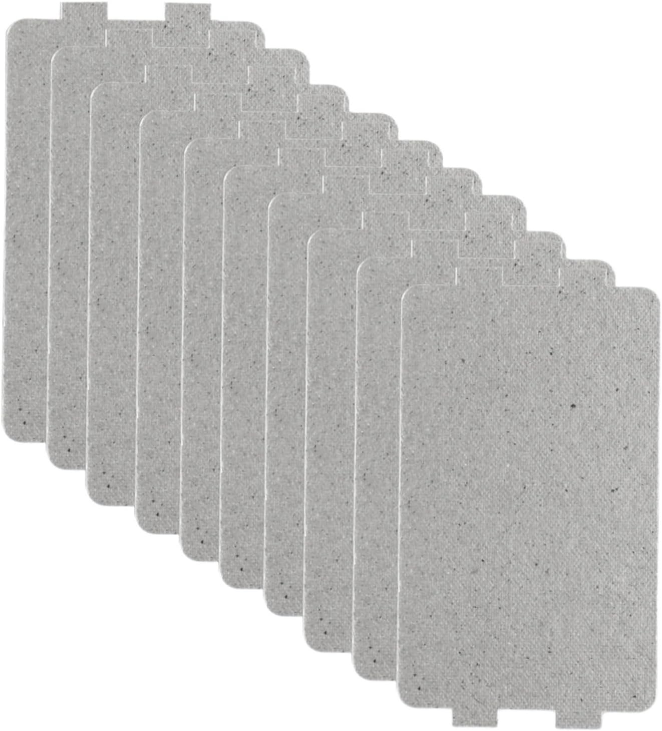 電子レンジ部品 マイカプレート 10個入り 11.6 X 6.5cm 家電製品用 耐高温 電気ヘアドライヤー