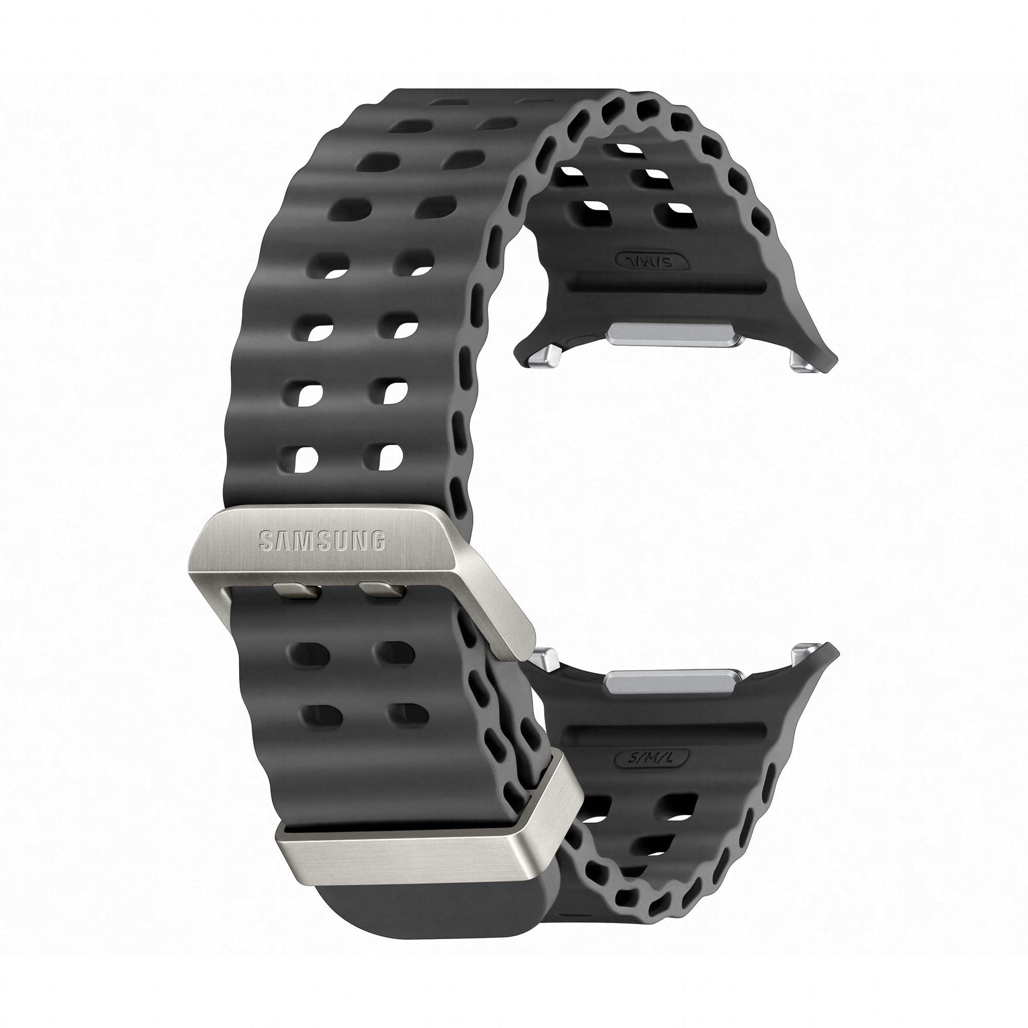 Samsung Marine Band Cinturino sportivo per sport acquatici per Galaxy Watch Ultra, Dark Gray