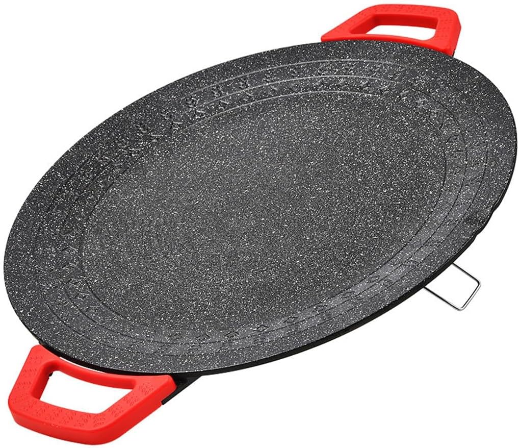 Grill Pan Multi-functional Portable High Power Home Electric Grill Pan with Wheatstone