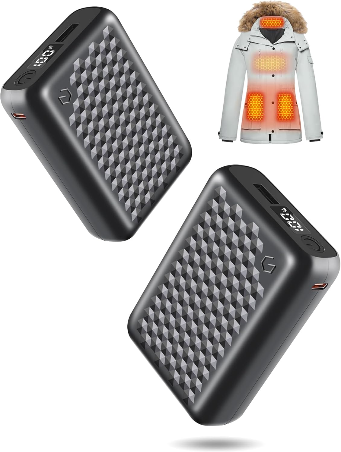 Genovega Women Graphene Heated Jacket + 2 Power Banks (XL)