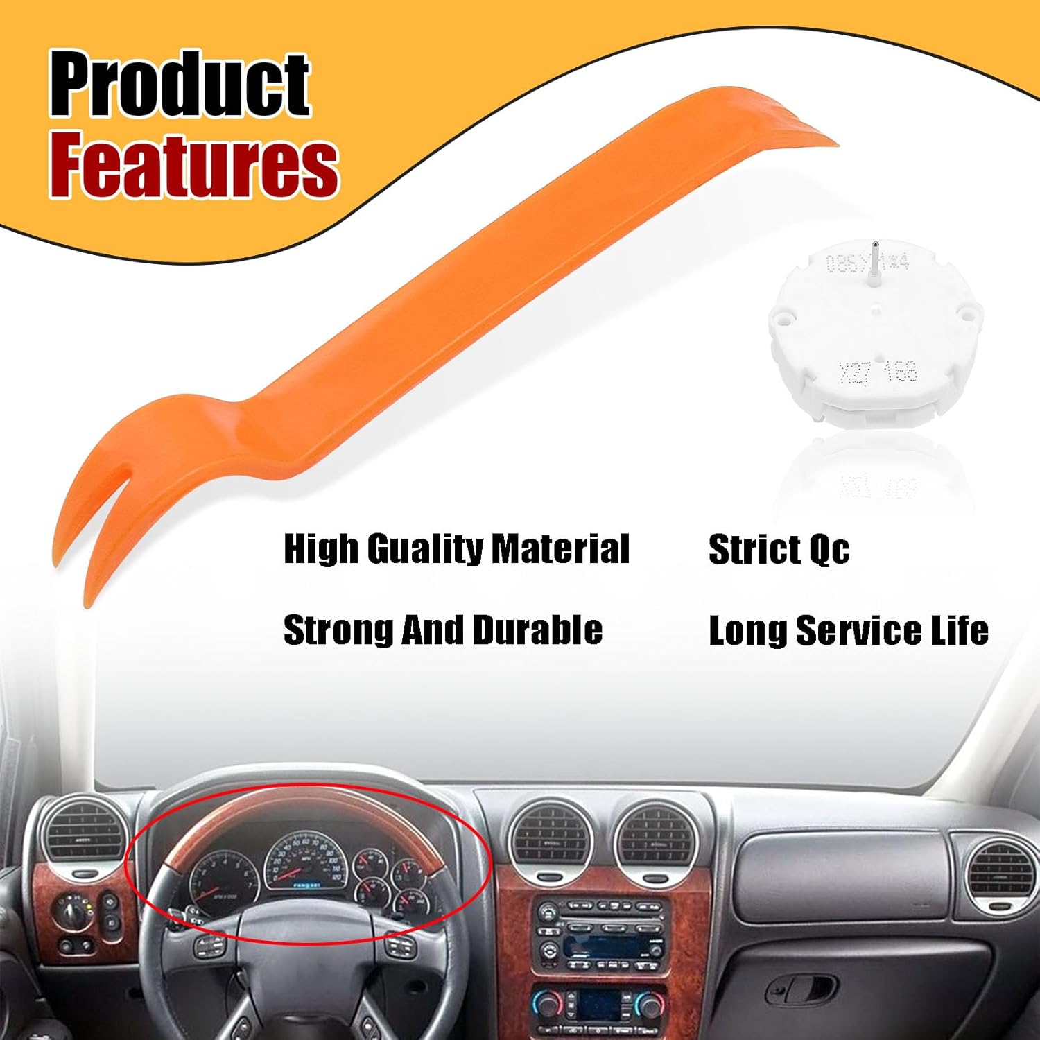 X27 168 Instrument Cluster Gauge Stepper Motor Repair Kit Compatible with Silverado Chevy Sierra Tahoe GMC Yukon (6 Motors/11 Backlight Bulbs/1 Remove Tool)