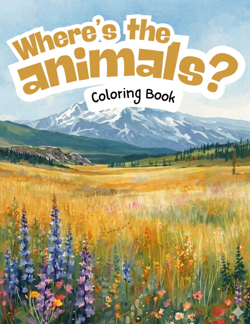 Where's the Animals? Coloring Book - Arctic Tundra