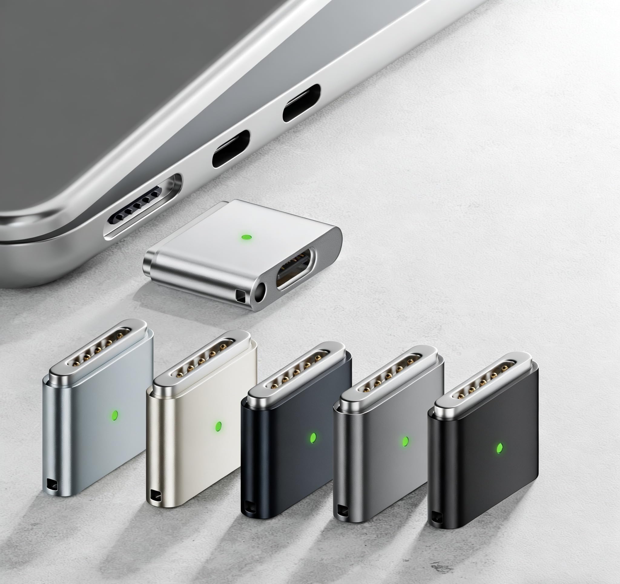 LivX Type-C to MagSafe 3 İle Uyumlu Dönüştürücü | 140W Hızlı Şarj Destekli | MacBook İle Uyumlu Çevirici Gri SF-3