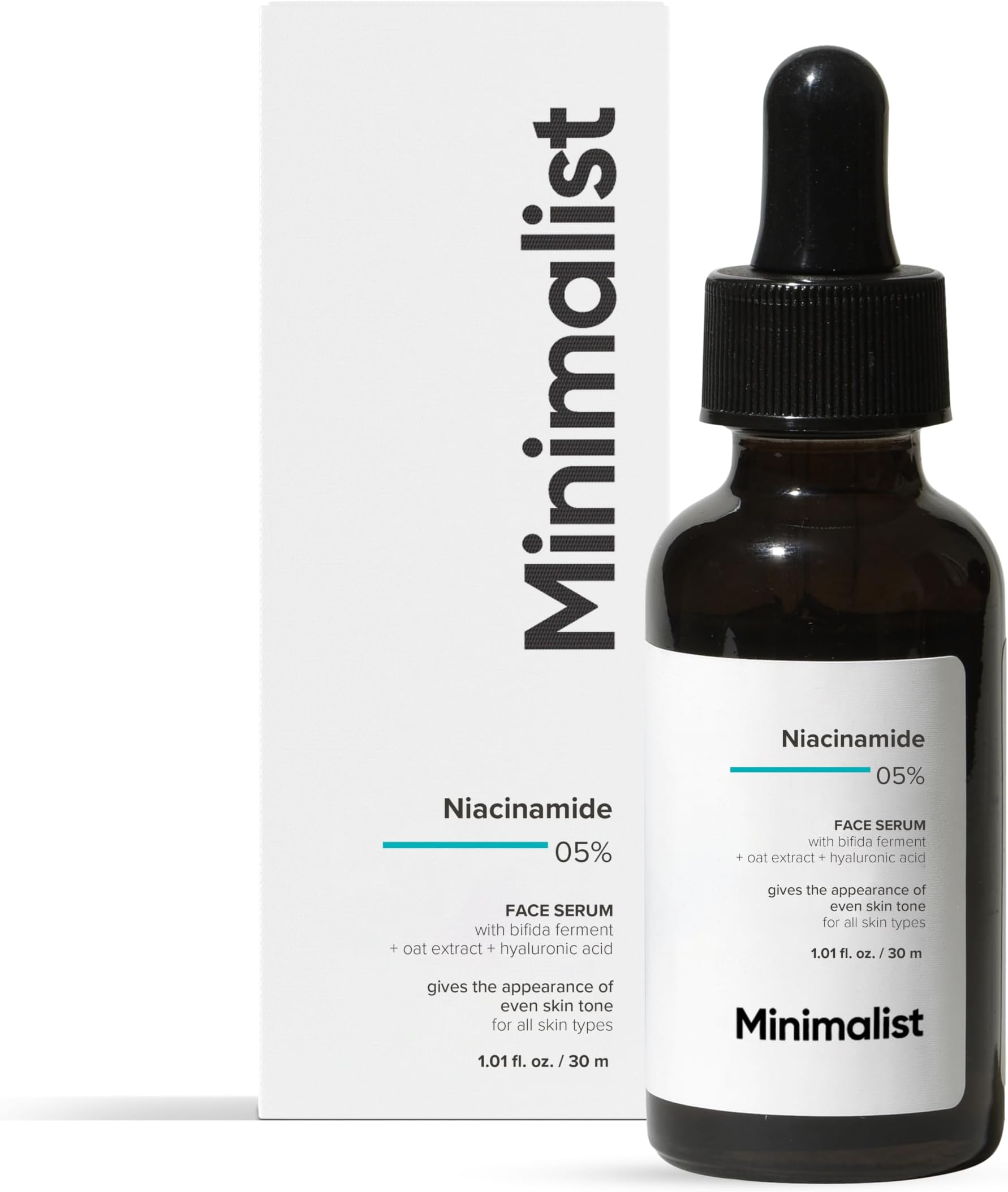 5% Niacinamide Face Serum for Clear Glowing Skin | Reduces Dullness, Hydrates & Repairs Skin with Vit B3 & HA | Day & Night Serum for Dry & Sensitive Skin | For Women & Men, 30 ml