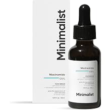 Minimalist Face Serum with 5% Niacinamide for Clear Radiant Skin For Men & Women 30 ml Day & Night Serum for Dry & Sensitive Skin Black 30 ml Pack of 1
