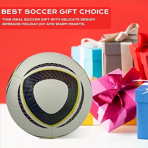 Miniatura 5 de Sudáfrica 2010 Football Fans World Cup Quality Size 5 Bola de piel sintética termalmente unida con costuras sin costuras de larga duración