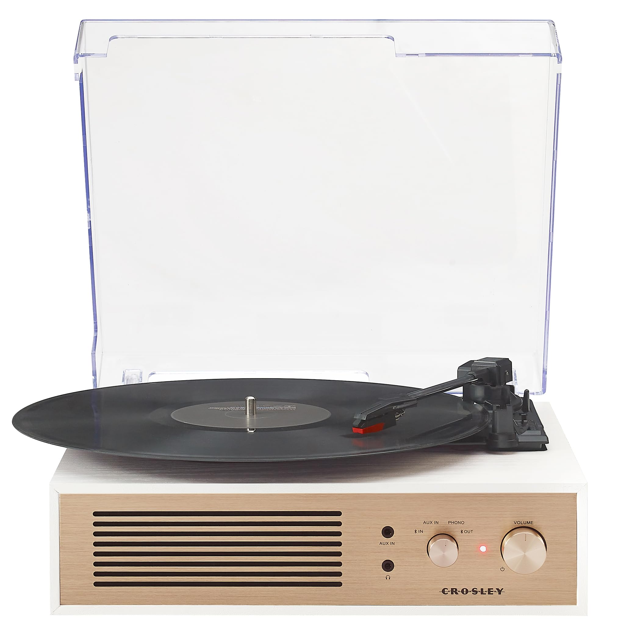 Amazon.com: Crosley CR6045A-CR Miles Record Player, Crème | 3
