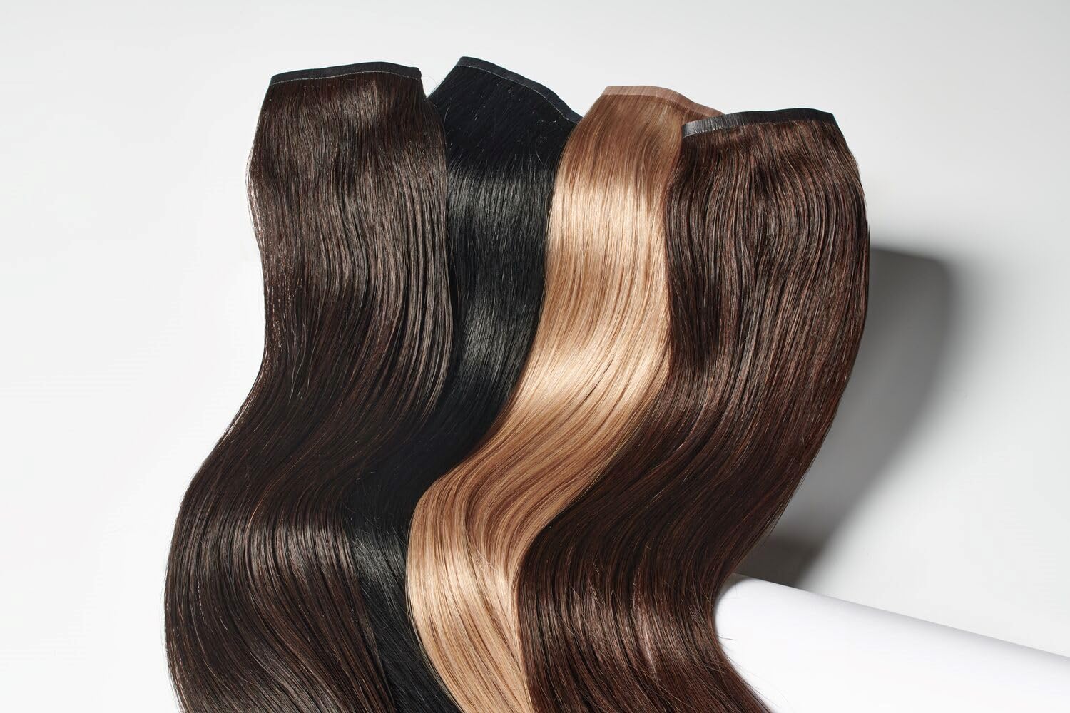 Amazon.com : Satin Strands 18 Inch Dark Brown Seamless Clip 